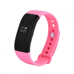 Pink Color Silikon Strap Activity Wristband Smart Armband