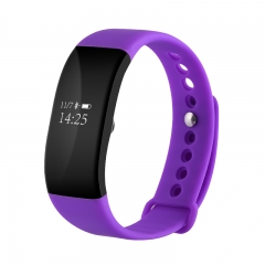 V6 Purple Silikon Sport Wristband Deep WaterProof Schnelle Ladung Smart Armband