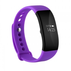 V6 Purple Silikon Sport Wristband Deep WaterProof Schnelle Ladung Smart Armband