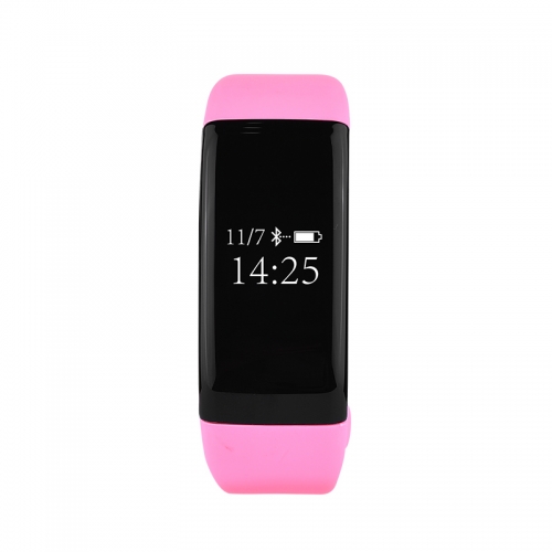 Pink Color Silikon Strap Activity Wristband Smart Armband