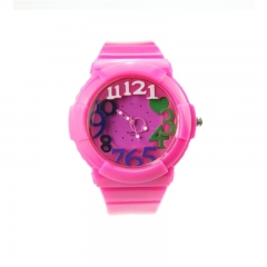 Los niños miran el regalo Reloj del silicón del reloj de la Navidad miran colorido para las muchachas