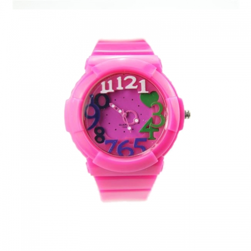 Los niños miran el regalo Reloj del silicón del reloj de la Navidad miran colorido para las muchachas