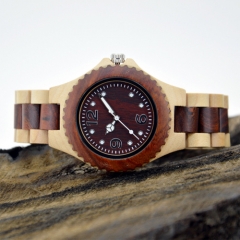 Vogue Wooden Quarz Armbanduhr für Mann