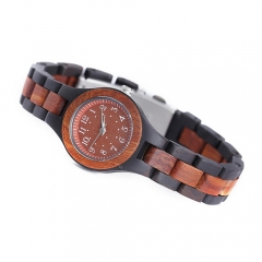 Kundenspezifische Top-Qualität Business Wooden Quarz Armbanduhr