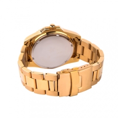 OEM Gold Mann vogue Edelstahl Quarz Armbanduhr